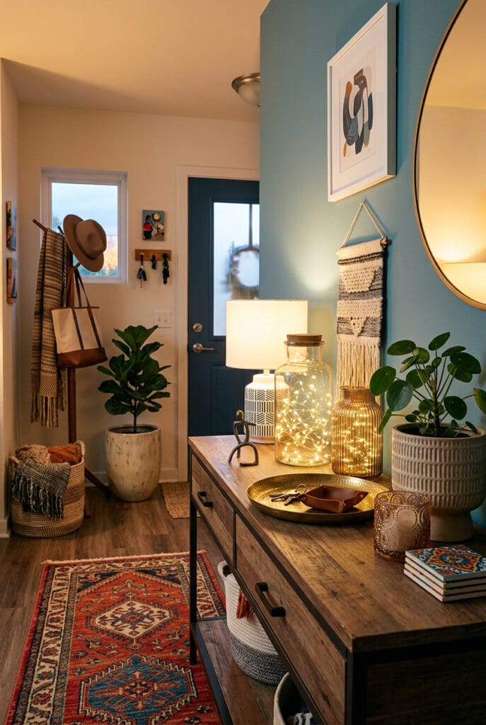 Guirlandes lumineuses dans des bocaux en verre transparents pour une décoration DIY magique