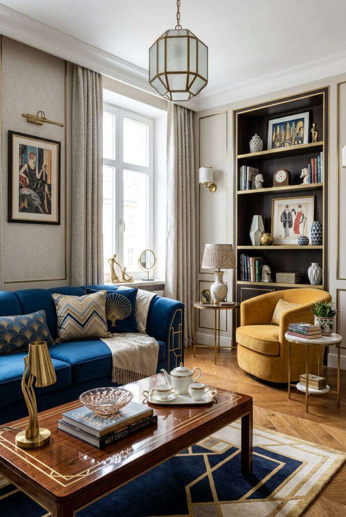 Style Art Déco moderne alliant minimalisme et opulence