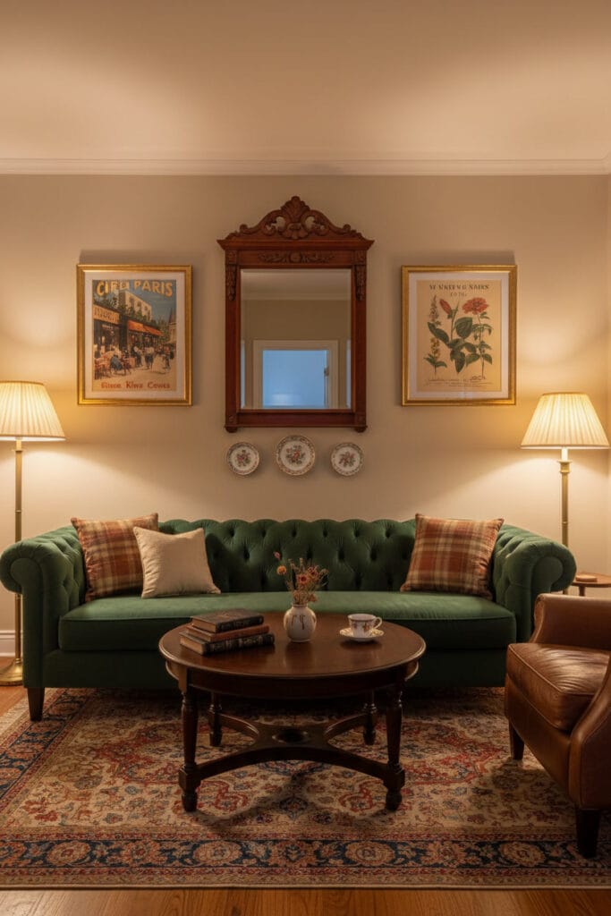 Intérieur élégant où la decoration murale complète le mobilier et renforce l’identité visuelle de la pièce.