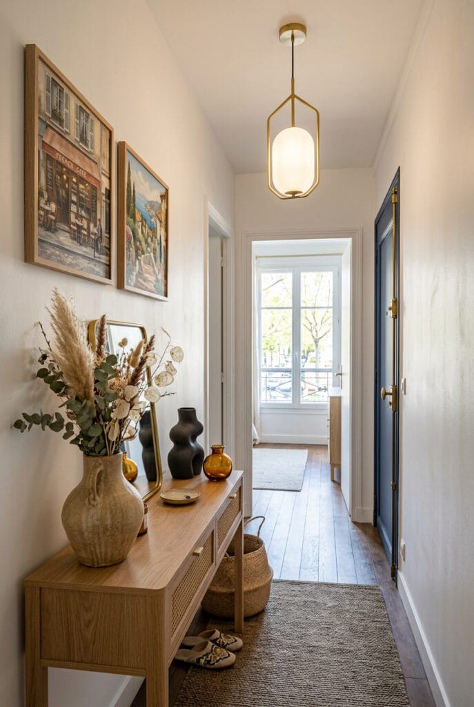 Déco intérieure tendance avec vases décoratifs en céramique et verre soufflé