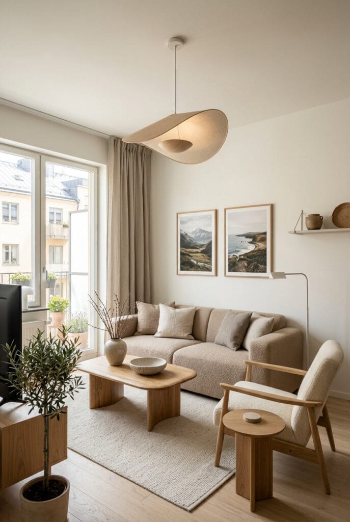 Déco intérieure tendance minimaliste, lignes épurées et matières naturelles