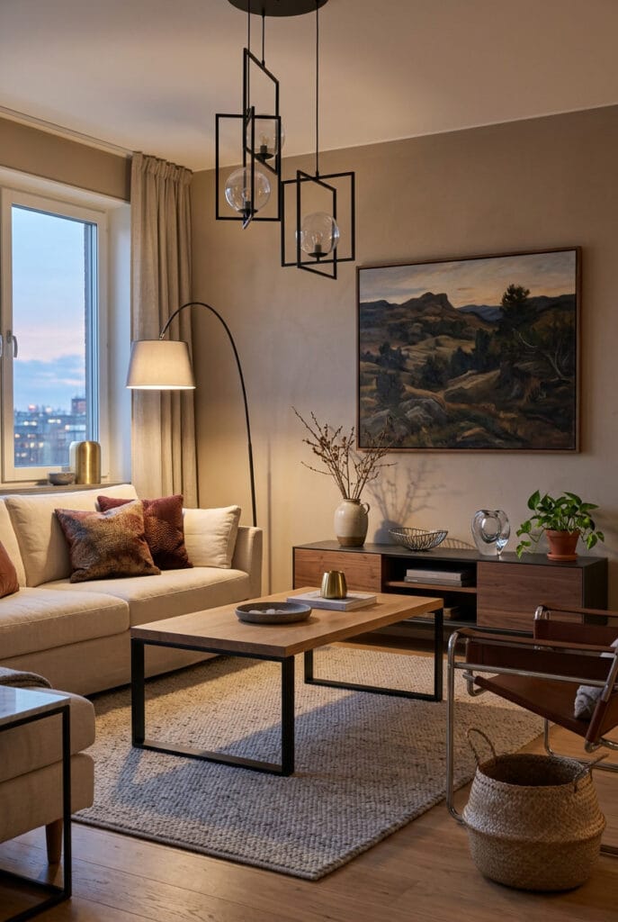 Déco intérieure tendance avec acier, style industriel et contemporain