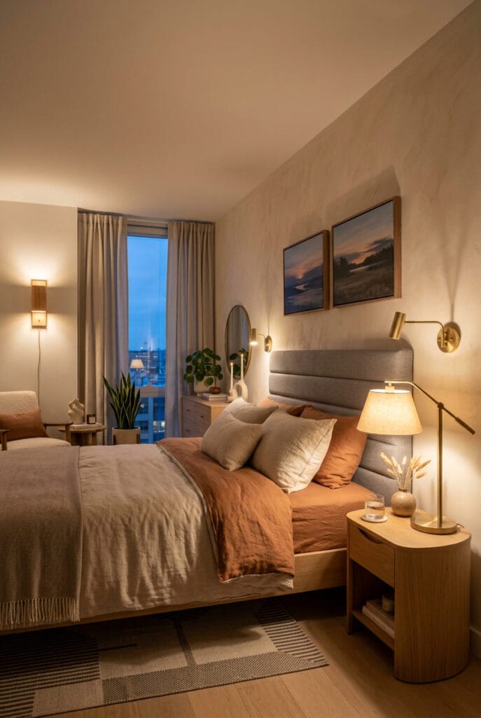 Lampe de chevet et applique murale pour une lumière tamisée en chambre