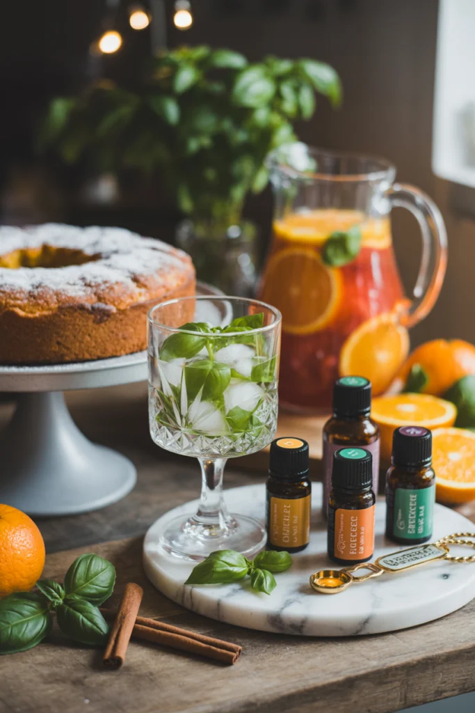 Aromathérapie culinaire - Huiles essentielles comestibles pour parfumer cakes, boissons et cocktails
