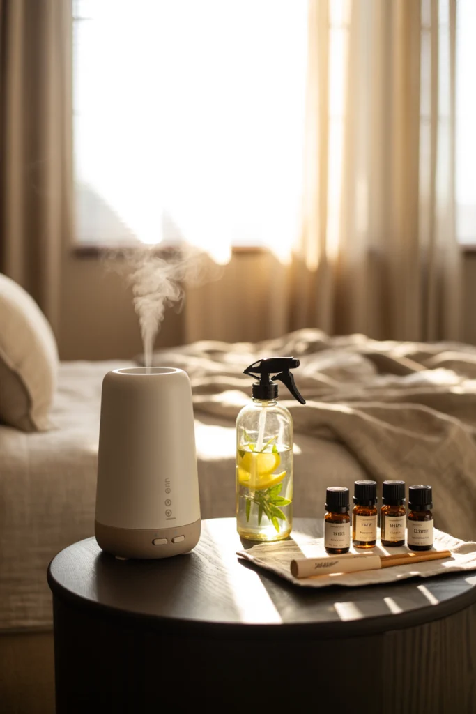 Aromathérapie - Réveil en douceur avec diffuseur intelligent et spray énergisant aux agrumes