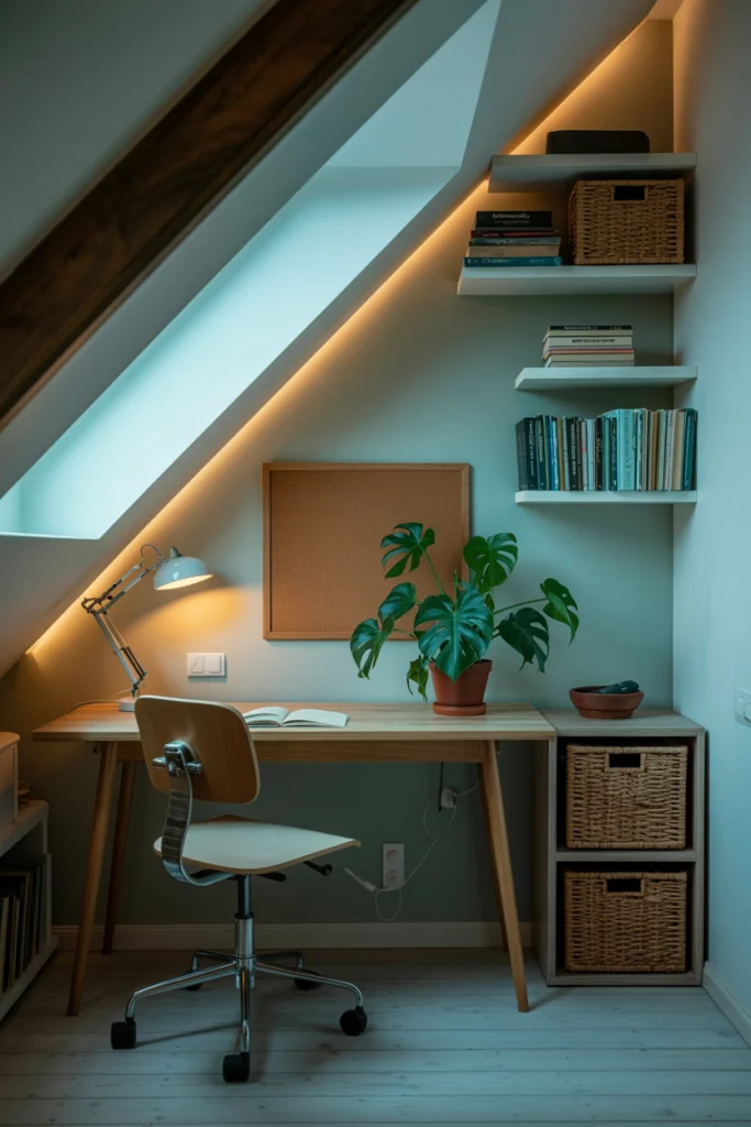 Aménager des combles en bureau sous les toits