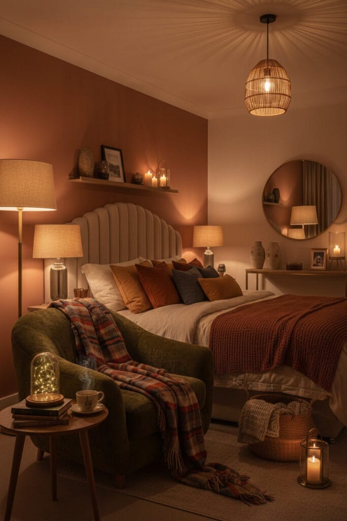 Chambre Parentale Cosy avec rituels du soir et ambiance cocooning