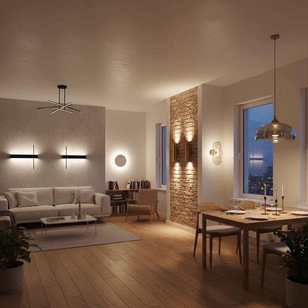 Inspirations pour utiliser les appliques murales afin de créer des ambiances et décors variés.