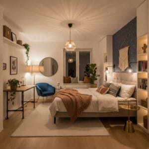 Décoration Chambre Adulte élégante et tendance avec ambiance harmonieuse et style contemporain