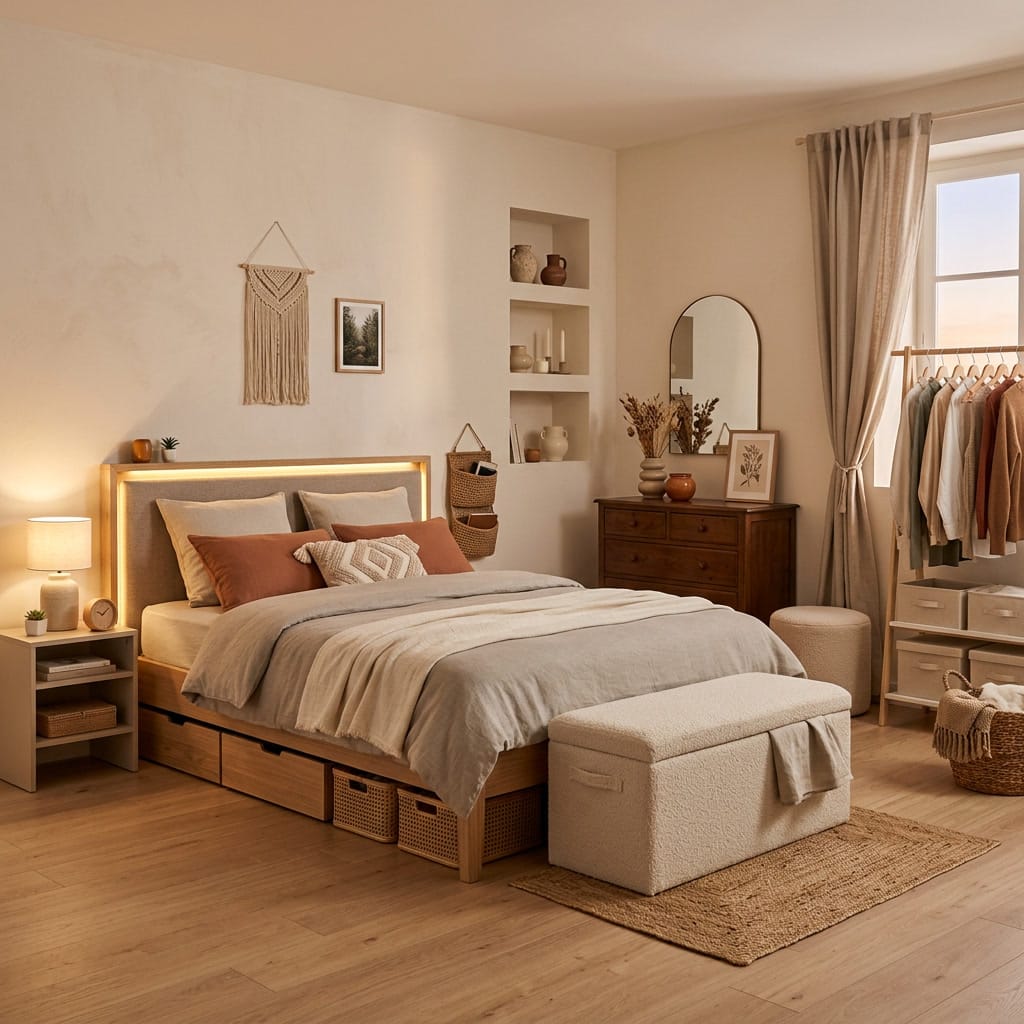 Rangement chambre cocooning : idées déco et astuces d'organisation