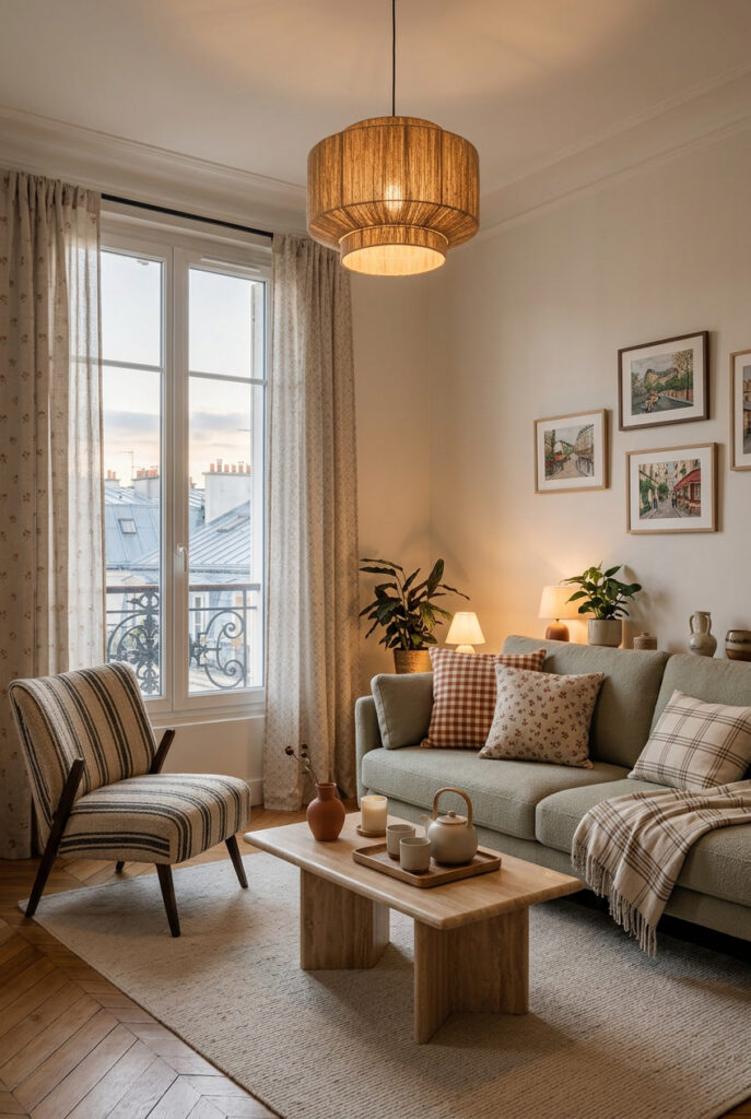 Des motifs textiles pour une ambiance cosy