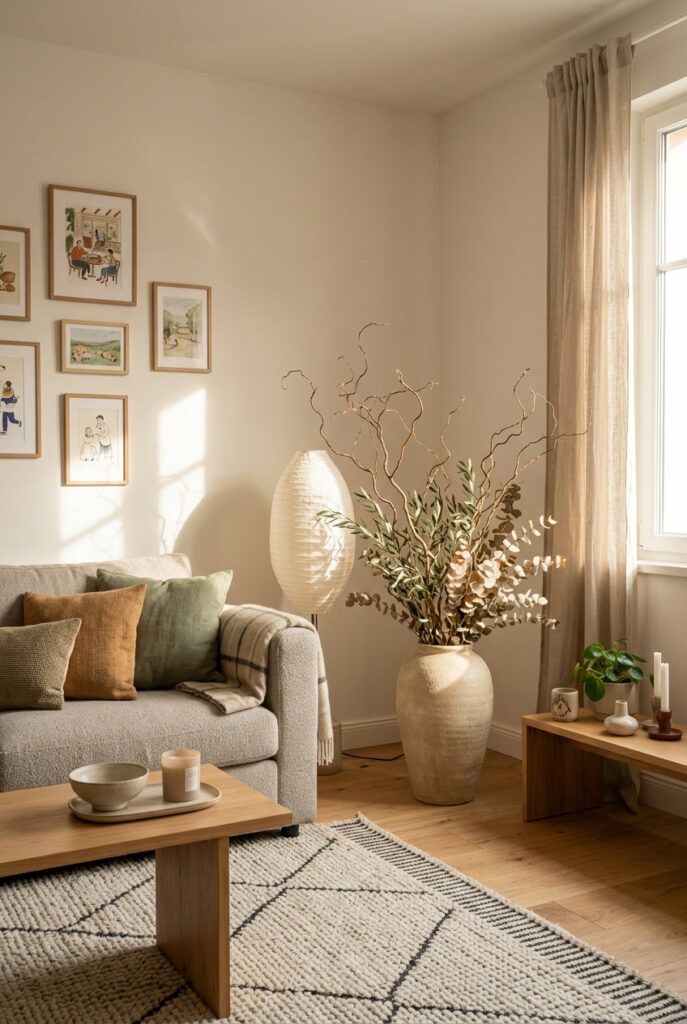 Un bouquet de branches séchées pour une ambiance cosy