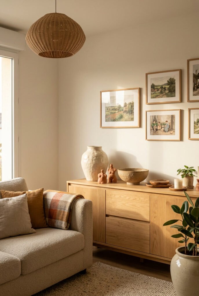 Des objets artisanaux pour une ambiance cosy